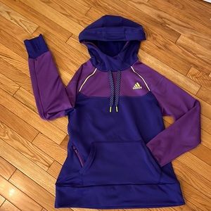 Purple Adidas hoodie